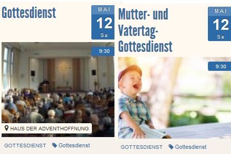 Mutter- und Vatertag-Gottesdienst