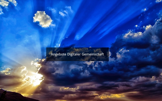Angebote Digitaler Gemeinschaft
