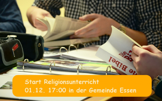 Start des Religionsunterrichts