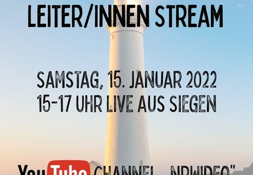 Jugend- und GemeindeleiterInnen Live-Stream vom 15.01.2021