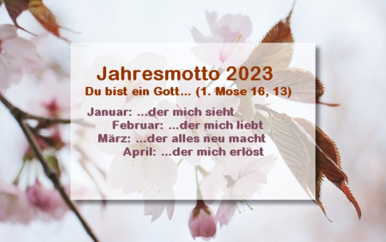Jahresmotto 2023