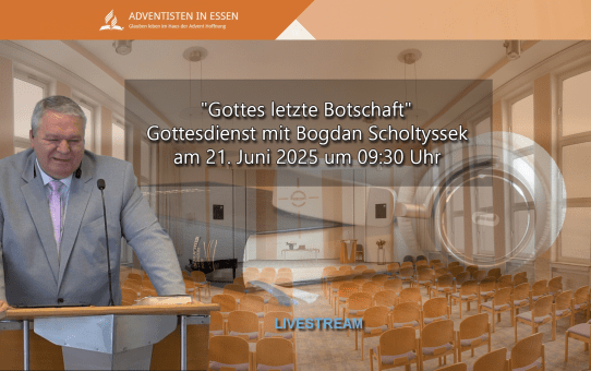 "Gottes letzte Botschaft" Gottesdienst mit Bogdan Scholtyssek am 21. Juni 2025