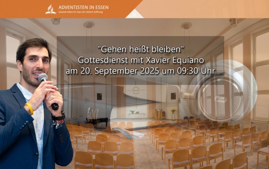 "Gehen heißt bleiben" Gottesdienst mit Xavier Equiano am 20. September 2025
