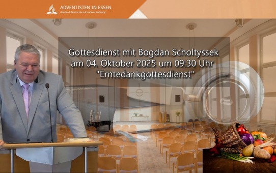Gottesdienst mit Bogdan Scholtyssek am 04. Oktober 2025