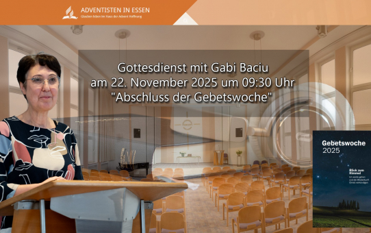 Gottesdienst mit Gabi Baciu am 22. November 2025