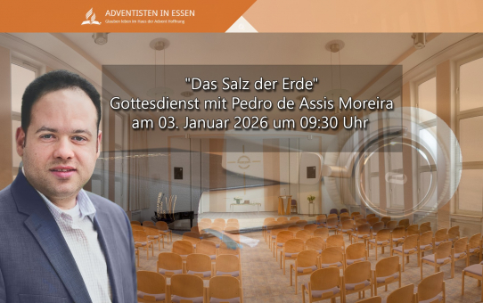 "Das Salz der Erde" Gottesdienst mit Pedro de Assis Moreira am 03 Januar 2026