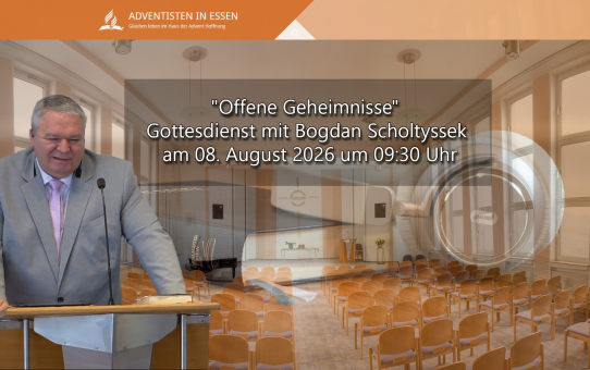 Livestream Gottesdienste – Adventisten in Essen