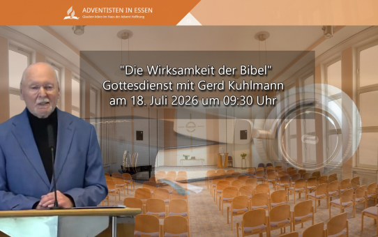Livestream Gottesdienste – Adventisten in Essen